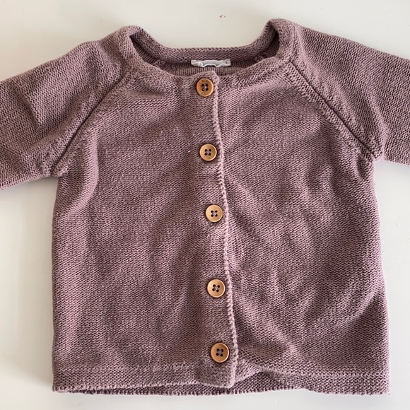 Jamie Kay Simple Cardigan Mauve 